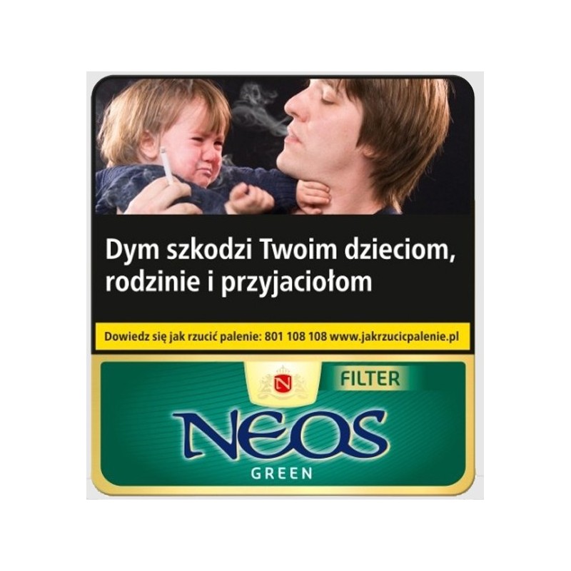 Cygaretki NEOS GREEN FILTER (10)