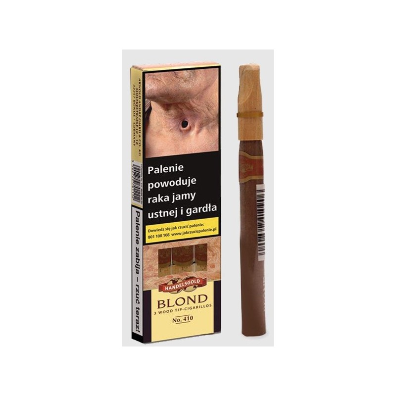 Cygaretki HANDELSGOLD WOOD TIP GOLD (3)