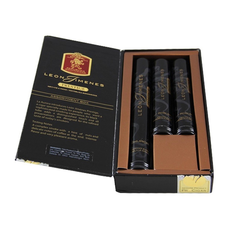 Cygaro LEON JIMENES PRESTIGE TUBOS  - sampler 3 cygara