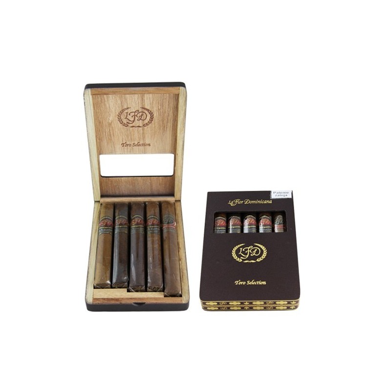 Cygaro LA FLOR DOMINICANA TORO SELECTIONS - sampler 5 cygar