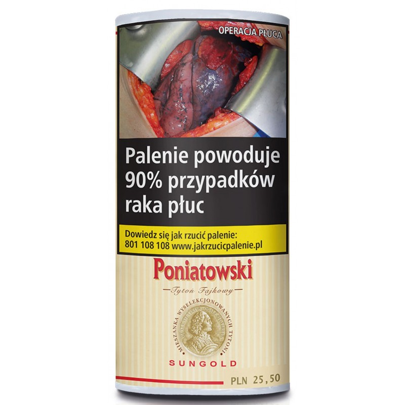 Tytoń PONIATOWSKI SUNGOLD  40g.