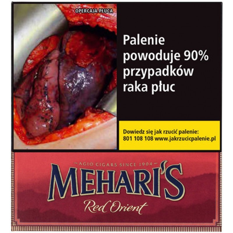 Cygaretki MEHARIS RED ORIENT (10)
