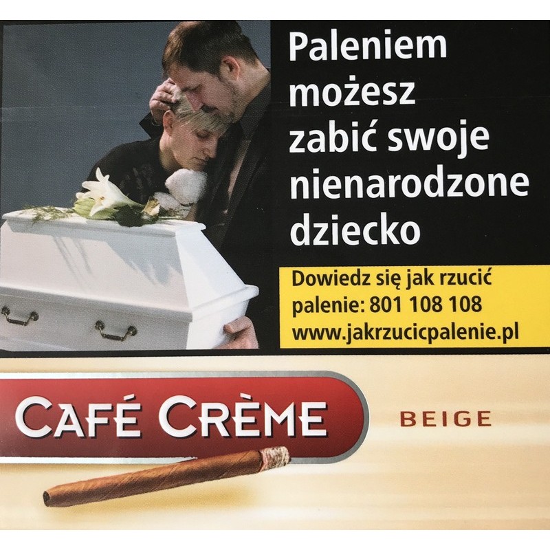 Cygaretki CAFE CREME SIGNATURE BEIGE (10)