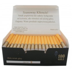 Gilzy ZŁOTY SMOK 100 żółte