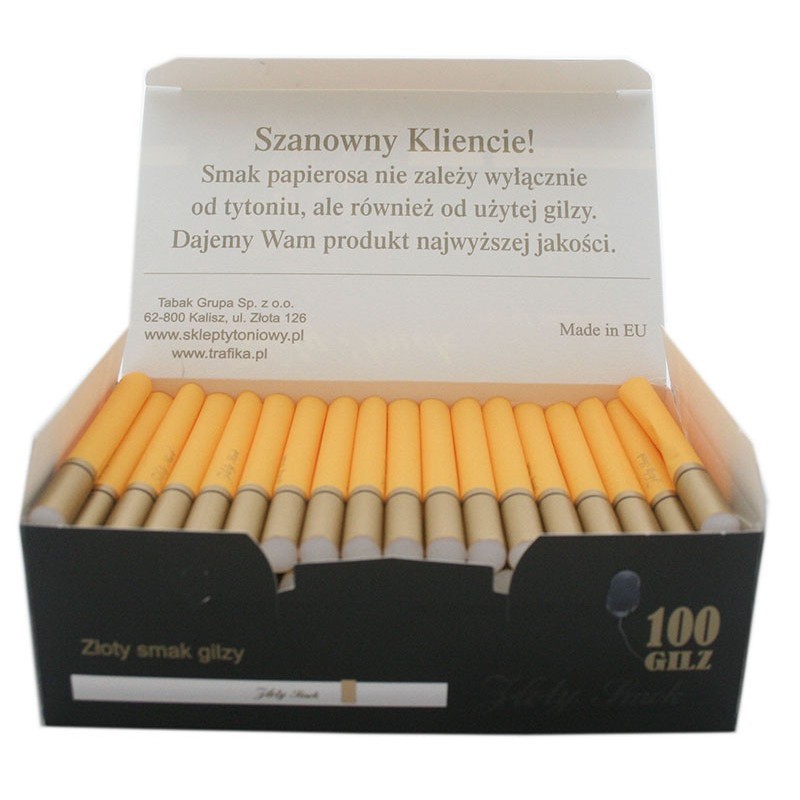 Gilzy ZŁOTY SMOK 100 żółte