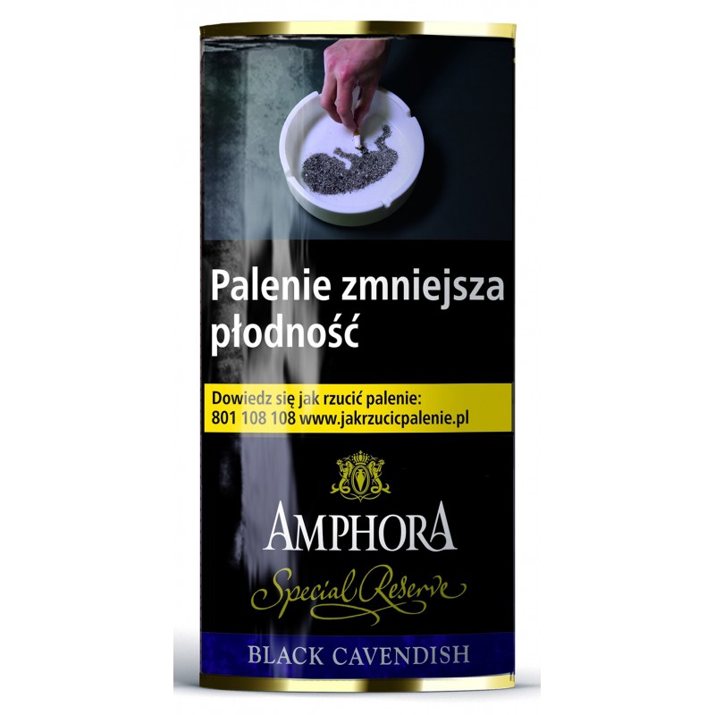 Tytoń AMPHORA BLACK CAVENDISH 40g.