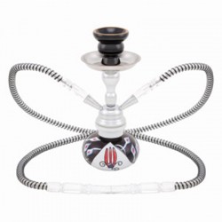 Fajka wodna SHISHA PAINTED BLACK (0230771) - 25 cm