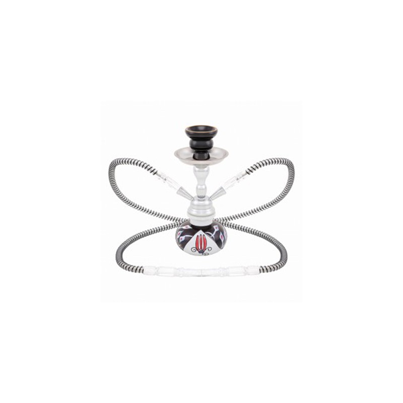 Fajka wodna SHISHA PAINTED BLACK (0230771) - 25 cm