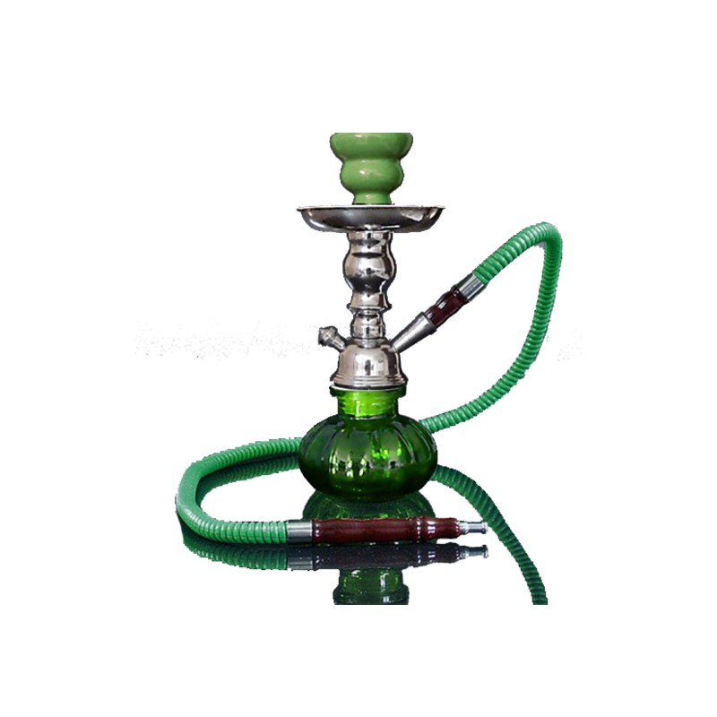Fajka wodna SHISHA ZIELONY KUFEREK (5-5344) - 25 cm