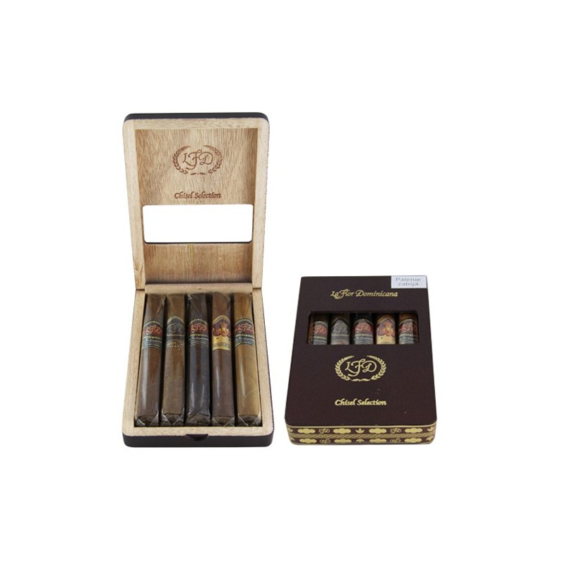 Cygaro LA FLOR DOMINICANA CHISEL SELECTIONS - sampler 5 cygar