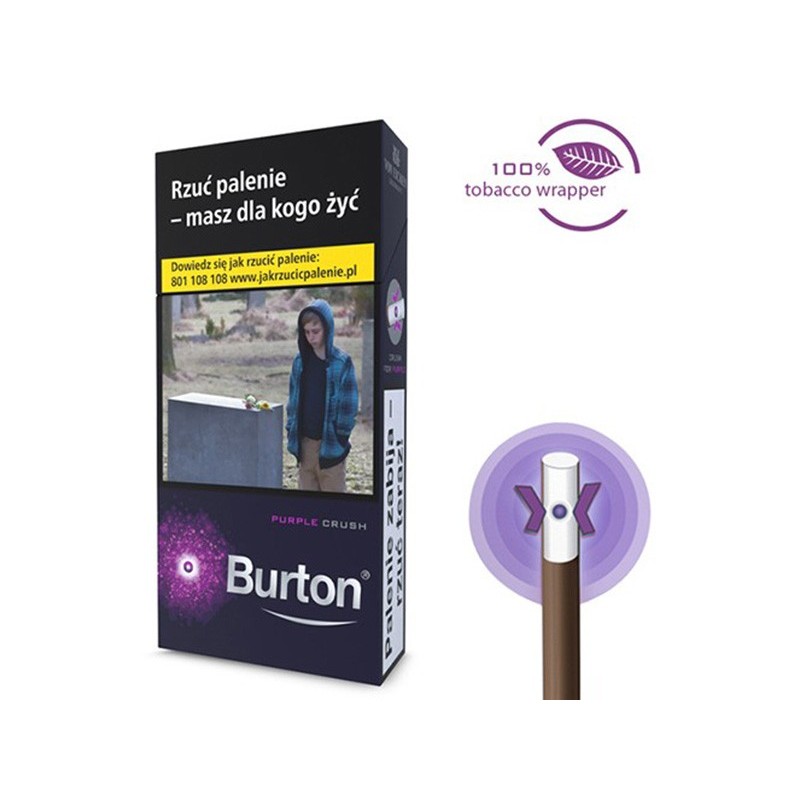 Cygaretki BURTON CRUSH  KS 17 PURPLE