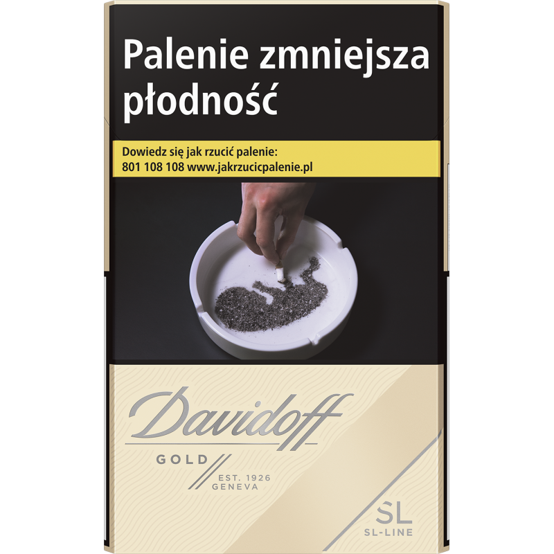 Papierosy DAVIDOFF GOLD SL-LINE