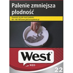 Papierosy WEST RED KS 22