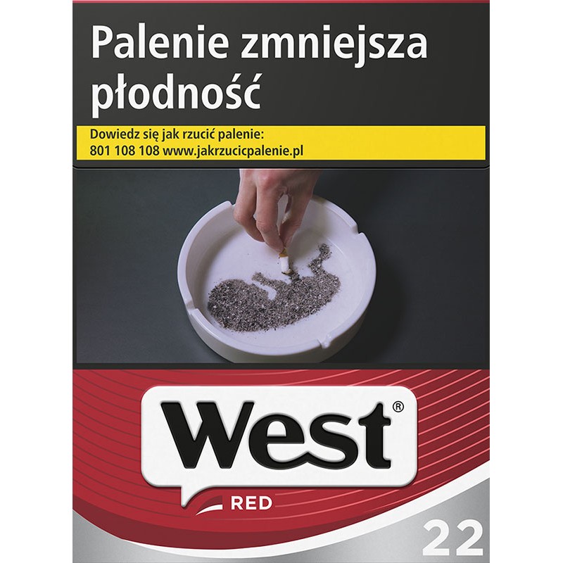 Papierosy WEST RED KS 22