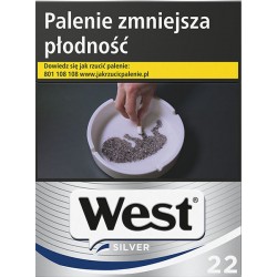 Papierosy WEST SILVER KS 22