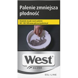 Papierosy WEST SILVER SUPERSLIMS