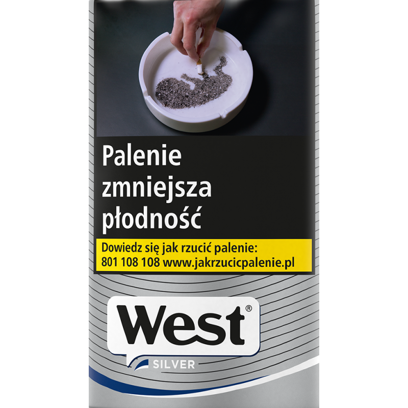 Tytoń WEST SILVER 30g.