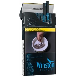 Papierosy WINSTON BLACK SUPERLINE