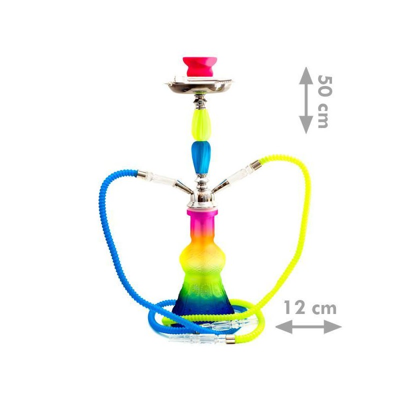 Fajka SHISHA OASIS HAIFA mix (9418) - 50cm