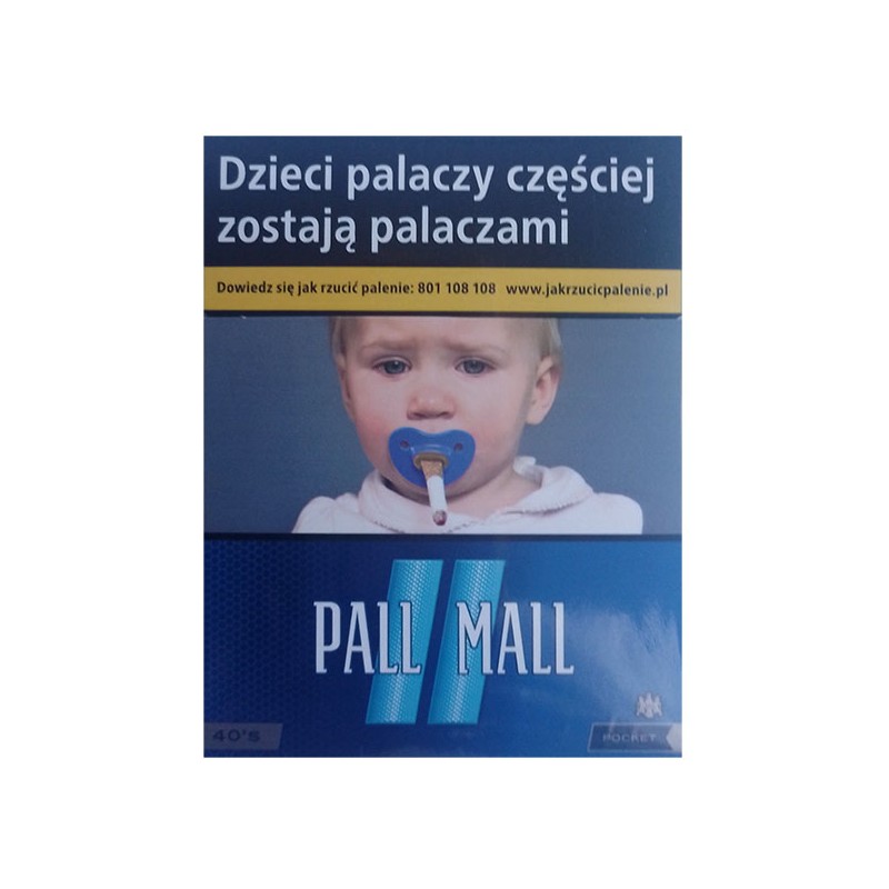 Papierosy PALL MALL BLUE 40 POCKET