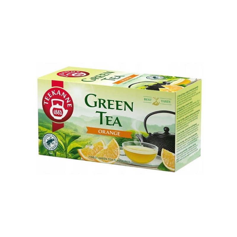 Herbata ekspresowa TEEKANNE GREEN TEA ORANGE - 20 torebek