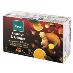 Herbata  DILMAH ORANGE & GINGER - 20 torebek