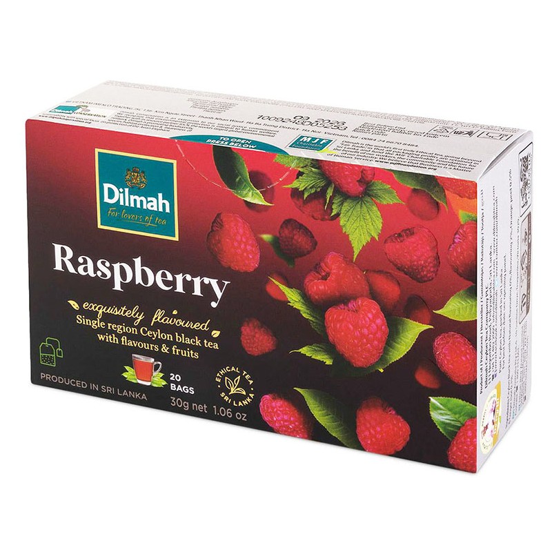Herbata DILMAH RASPBERRY - 20 torebek