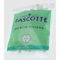 Filtry MASCOTTE MENTHOL SLIM 6mm