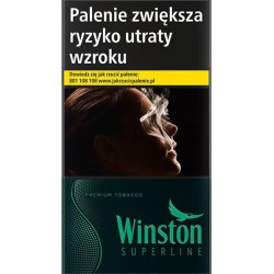 Papierosy WINSTON BLACK GREEN SUPERLINE