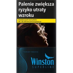 Papierosy WINSTON BLACK SUPERLINE