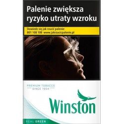 Papierosy WINSTON REAL GREEN KS