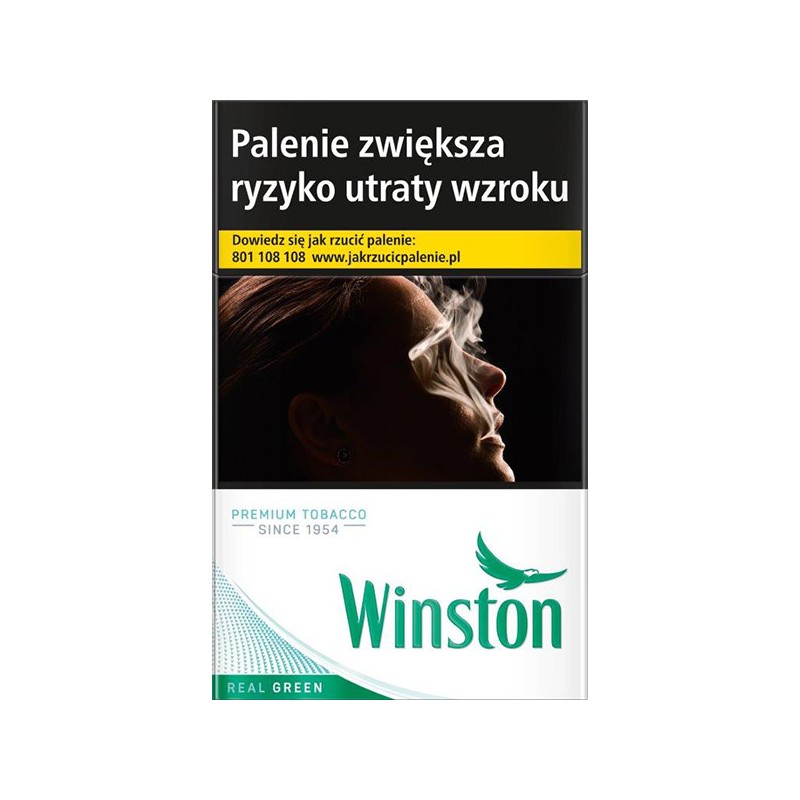 Papierosy WINSTON REAL GREEN KS