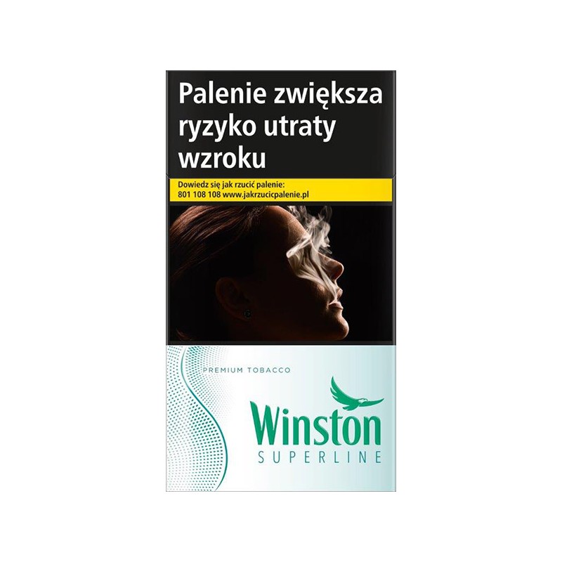 Papierosy WINSTON GREEN SUPERLINE