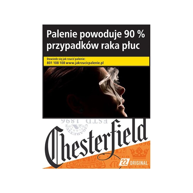 Papierosy CHESTERFIELD ORGINAL 22 KS
