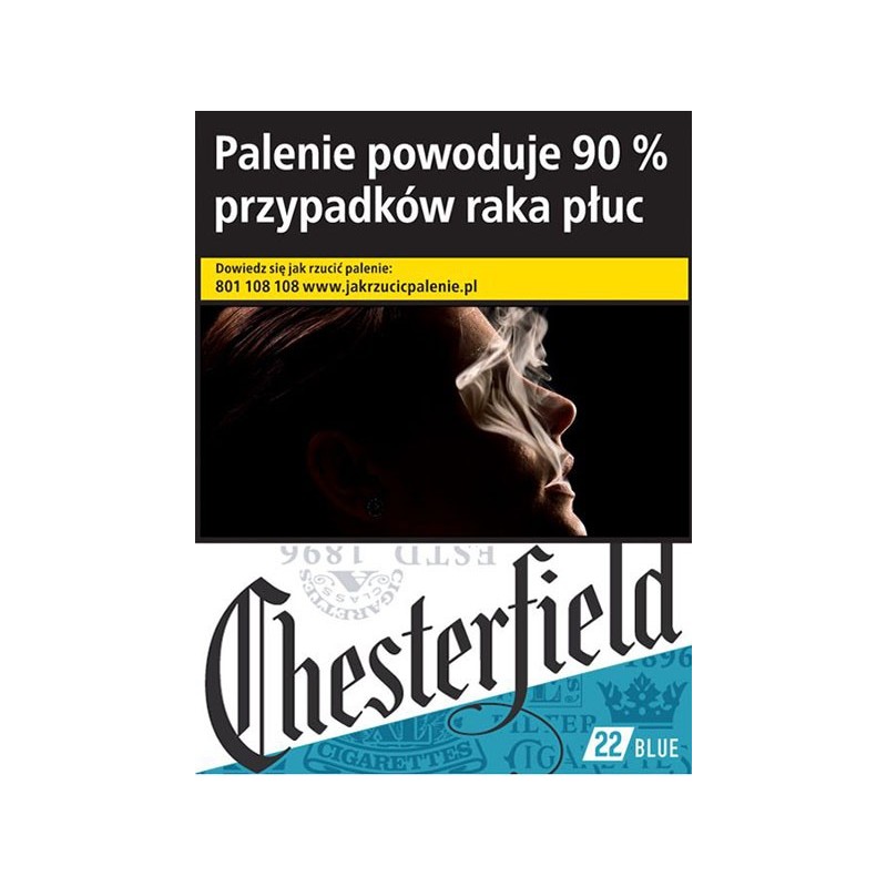 Papierosy CHESTERFIELD BLUE 22