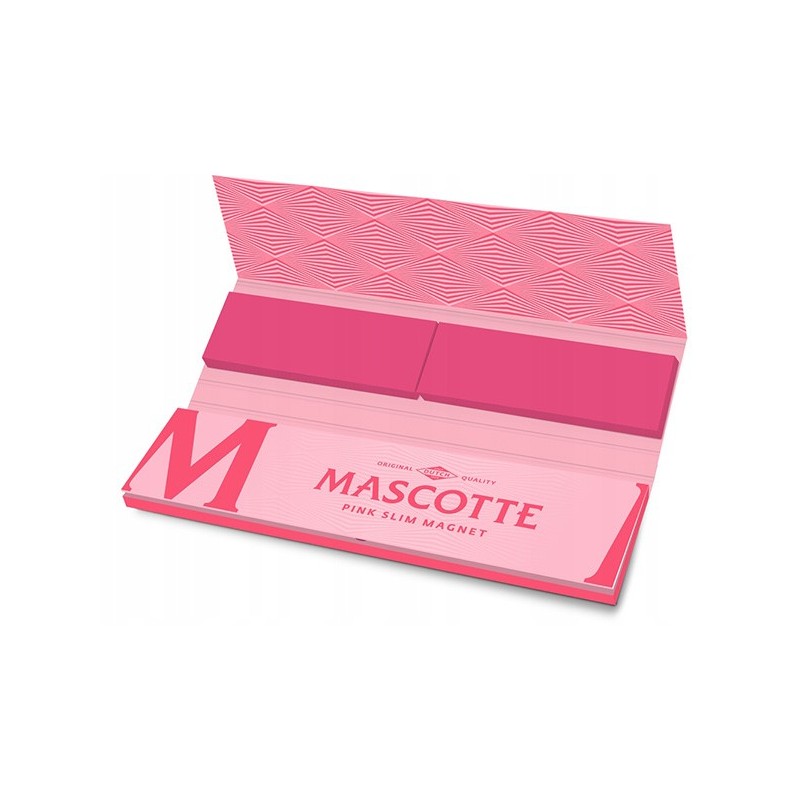 Bibułki MASCOTTE SLIM SIZE PINK MAGNETIC