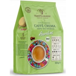 Kawa ziarnista TEMPELMANN CAFFE CREMA BIO AURELIAS 500g.