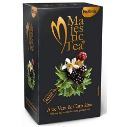 Herbata ekspresowa BIOGENA MAJESTIC JEŻYNA & ALOE VERA - 20 torebek