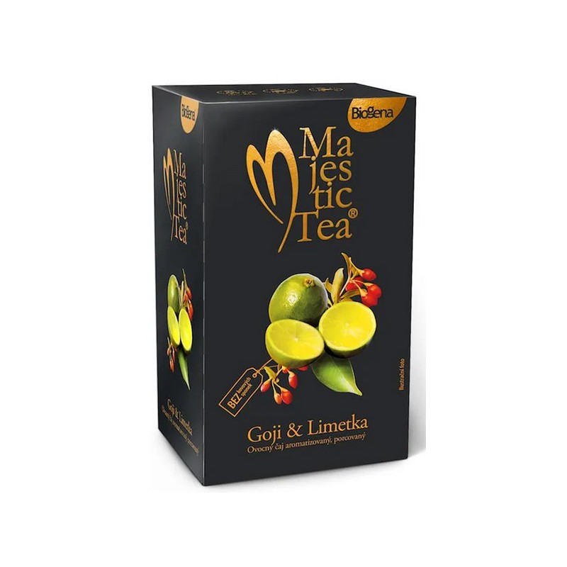 Herbata ekspresowa BIOGENA MAJESTIC GOJI & LIMONKA - 20 torebek