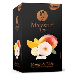 Herbata ekspresowa BIOGENA MAJESTIC MANGO & RÓŻA - 20 torebek