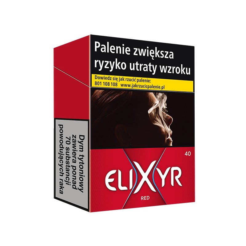 Papierosy ELIXYR RED 40 (5 paczek po 40 sztuk)