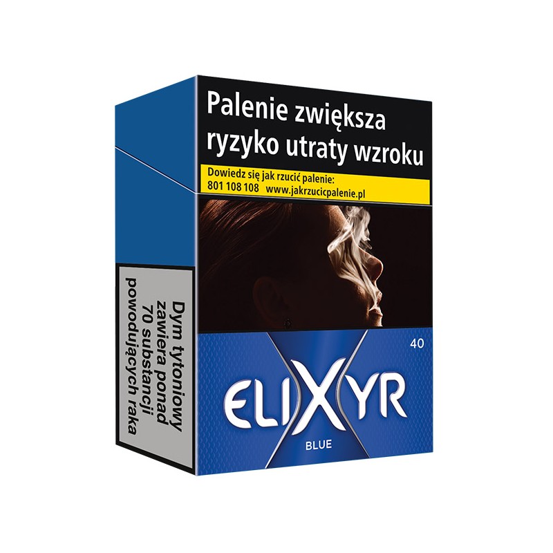 Papierosy ELIXYR BLUE 40 (5 paczek po 40 sztuk)
