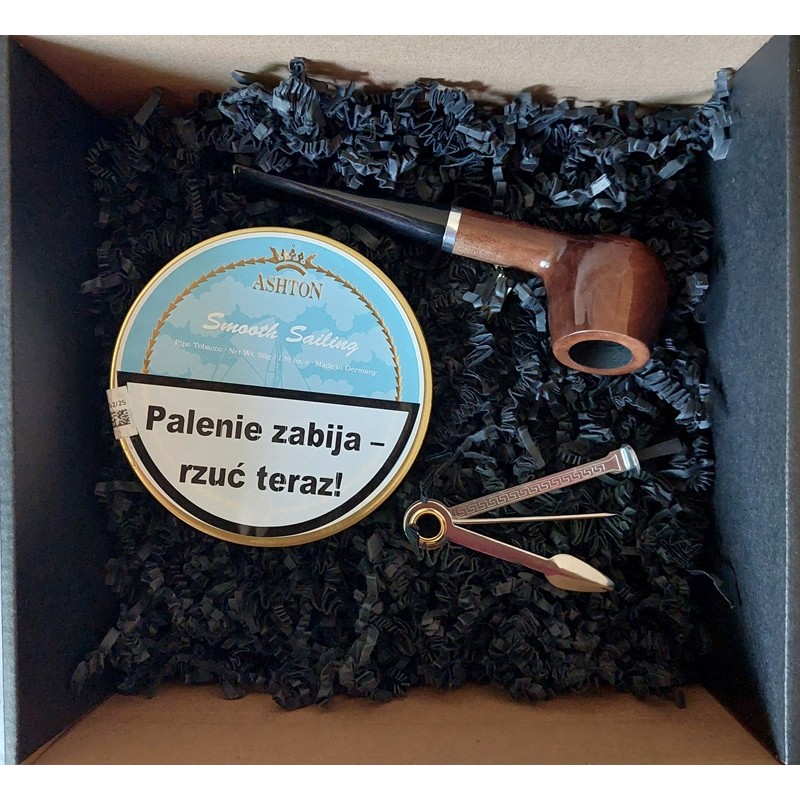 Zestaw prezentowy tytoń ASHTON SMOOTH SAILING 50g.
