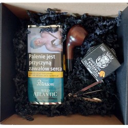 Zestaw prezentowy tytoń PETERSON WILD ATLANTIC 40g.