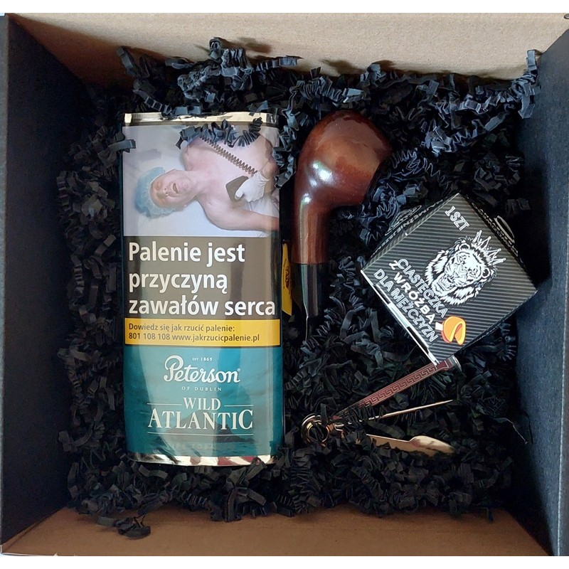 Zestaw prezentowy tytoń PETERSON WILD ATLANTIC 40g.