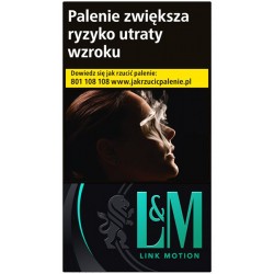 Papierosy L&M LINK MOTION BRIGHT SUPERSLIMS
