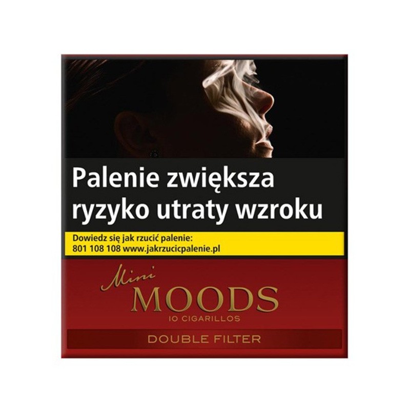 Cygaretki MOODS MINI DOUBLE FILTER (10)