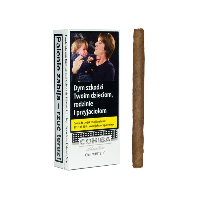 Cygaretki COHIBA CLUB WHITE (10)