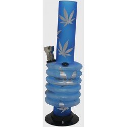 Fajka wodna akrylowa BONGO niebieska - 20cm